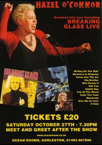 Hazel O'Connor Live at the Ocean Rooms  Click for more details